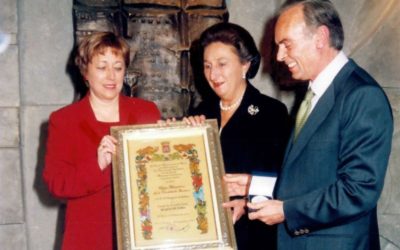 Los Duques de Soria reciben el título de Hijos adoptivos de Soria (2002)