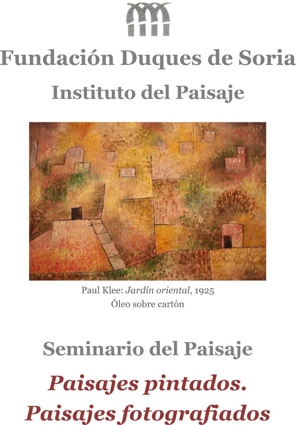 La Fundación Duques de Soria celebrará el Seminario del Paisaje del 10 al 12 de noviembre