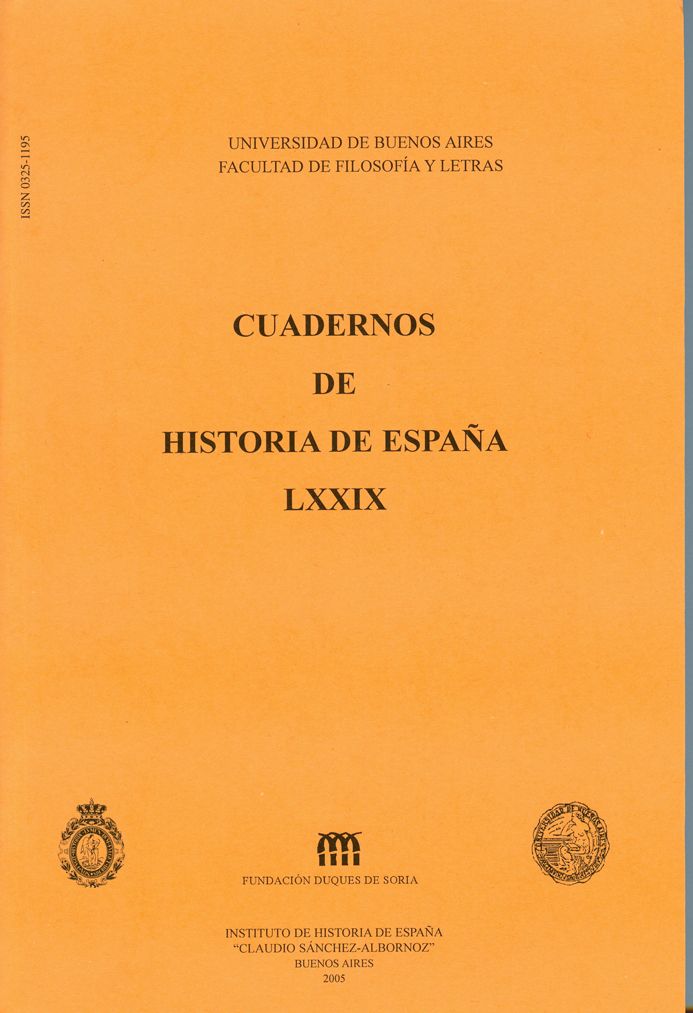 Cuadernos de Historia de España LXXIX