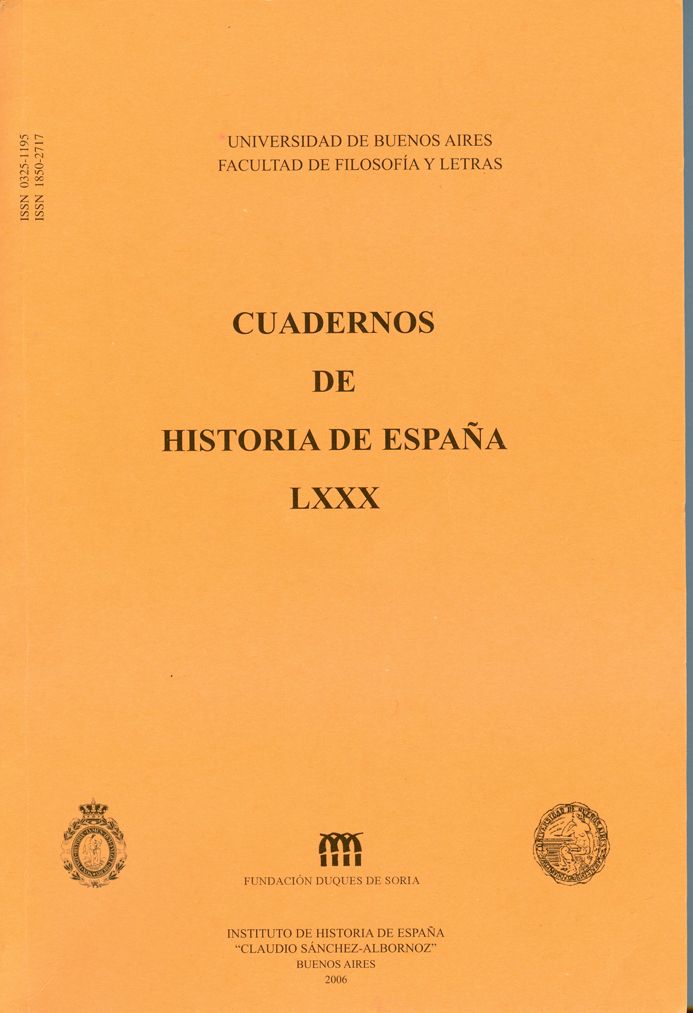 Cuadernos de Historia de España LXXX