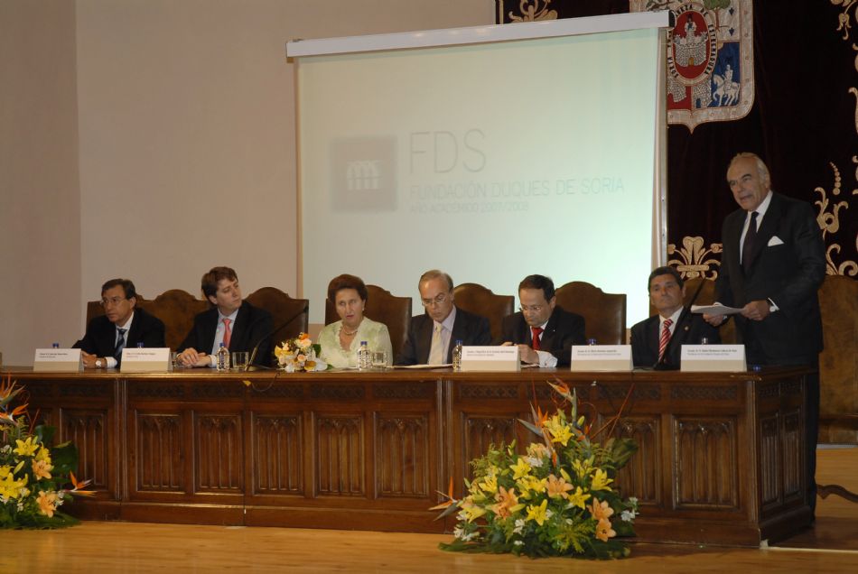 Intervención de D. Rafael Benjumea, Presidente de la FDS, en la inauguración del Curso 2007-2008