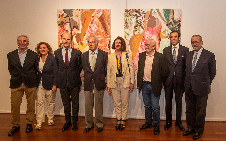 Inauguración de la Exposición de pintura de Silvia Olabarría «08 :) 23» en el Palacio de la Audiencia de Soria