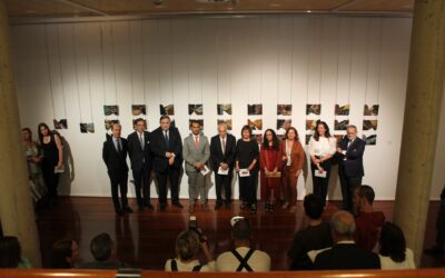 Exposición “Arquigrafías”, de Mariasun Salgado de la Rosa en la sala de exposiciones del Palacio de la Audiencia
