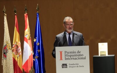 Su Majestad el Rey entrega el I Premio de Hispanismo Internacional de la Fundación Duques de Soria al proyecto “Nuevos espacios del español en Europa” dirigido por el profesor Johannes Kabatek
